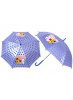 Зонт полуавтомат  R=45см  (фиолетовый)