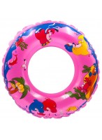 Круг надувной  0050  розовый  (подводный мир)