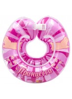 Круг д/купания детей  0034  розовый  (принцесса)