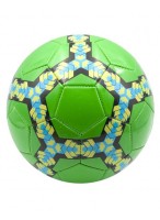 Мяч футбольный  272г  5055  зеленый пятиугольник