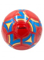 Мяч футбольный  272г  5055  красный голубой круг