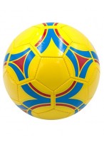 Мяч футбольный  272г  5055  желтый синий круг