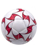 Мяч футбольный  94г  25072-5  (размер 2)  белый с красным