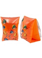 Нарукавники надувные  16х13см  оранжевые  (рыбки)