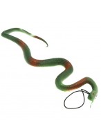 Змея-тянучка  0035  темно-зеленая  с подвеской  микс