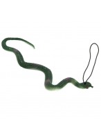 Змея-тянучка  0026  темно-зеленая  с подвеской  микс