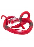 Змея-тянучка  0065  кобра  красная  микс