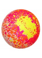 Мяч резиновый  0022  пляжный  желто-розово-оранжевый