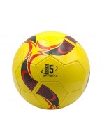 Мяч футбольный  265г  желтый  с волнами