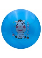 Мяч резиновый  0022  G20637  синий  зебра
