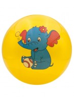 Мяч резиновый  0022  G20642  желтый  слон