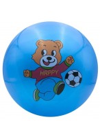 Мяч резиновый  0022  G20642  синий  медведь