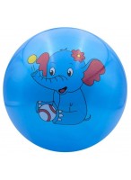 Мяч резиновый  0022  G20642  синий  слон