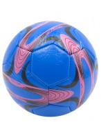 Мяч футбольный  94г  (размер 2)  сине-розовый