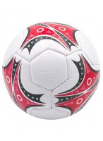 Мяч футбольный  94г  (размер 2)  бело-красный