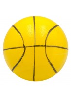 Мяч резиновый  0020  баскетбол  желтый