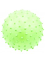 Мяч резиновый с шипами  00200  G20654  зеленый