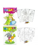 Н-р для творчества  МТ31029-36029  COLORING ART/2шт  по 8 картинок