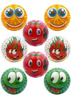 Н-р мячей резиновых  00220/8шт  FG230920082  фрукты/ягоды