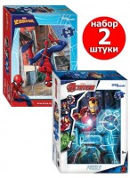 Н-р пазлов  54  Marvel /2шт  71183