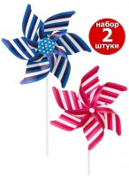 Н-р ветрячков  Звезда/2шт  d=21см  пластик  550-3961